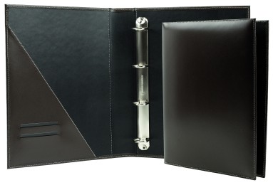 Ordner DIN A4 / DIN A4+ | Echtleder | CAMBRIDGE dunkelbraun